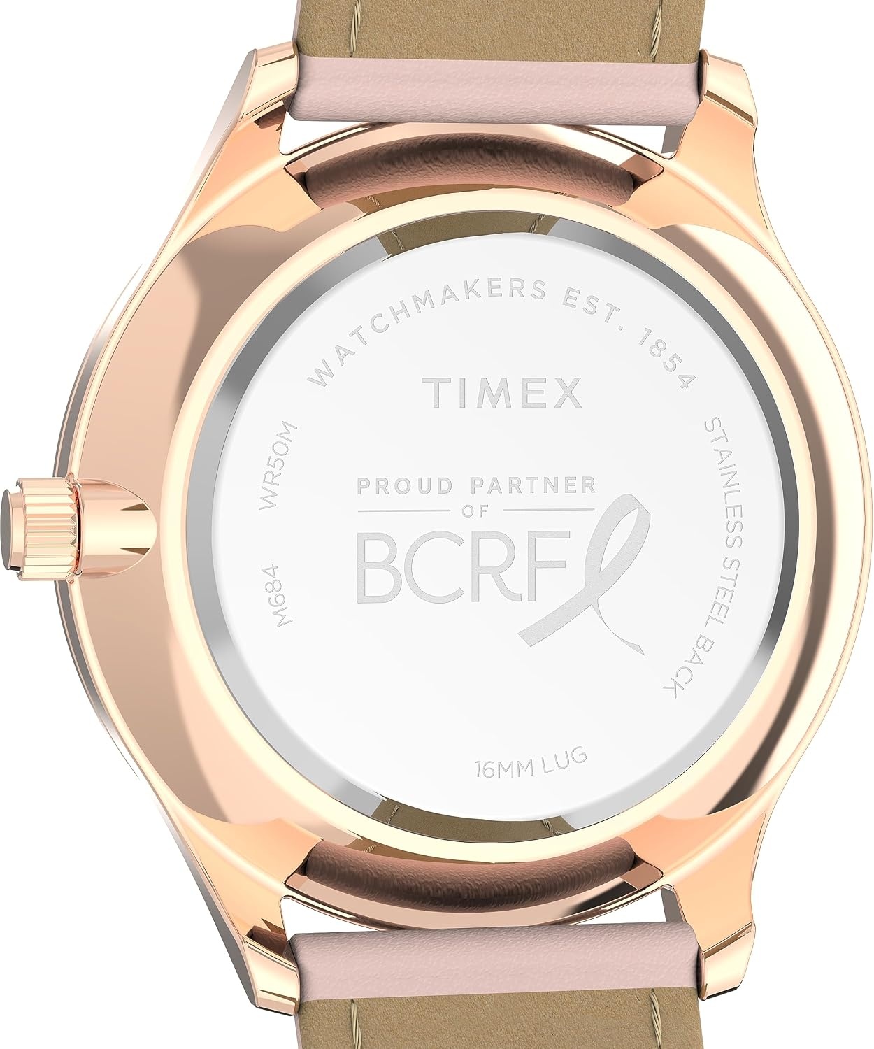image:imageTimex Womens Dress 32mm Watch White Dial Rose GoldTone CasePinkWhiteRose GoldToneCrystals