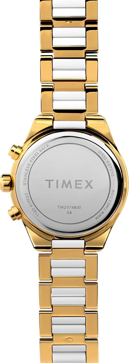 image:imageTimex Womens Dress 38mm WatchGoldToneGoldToneGoldTone