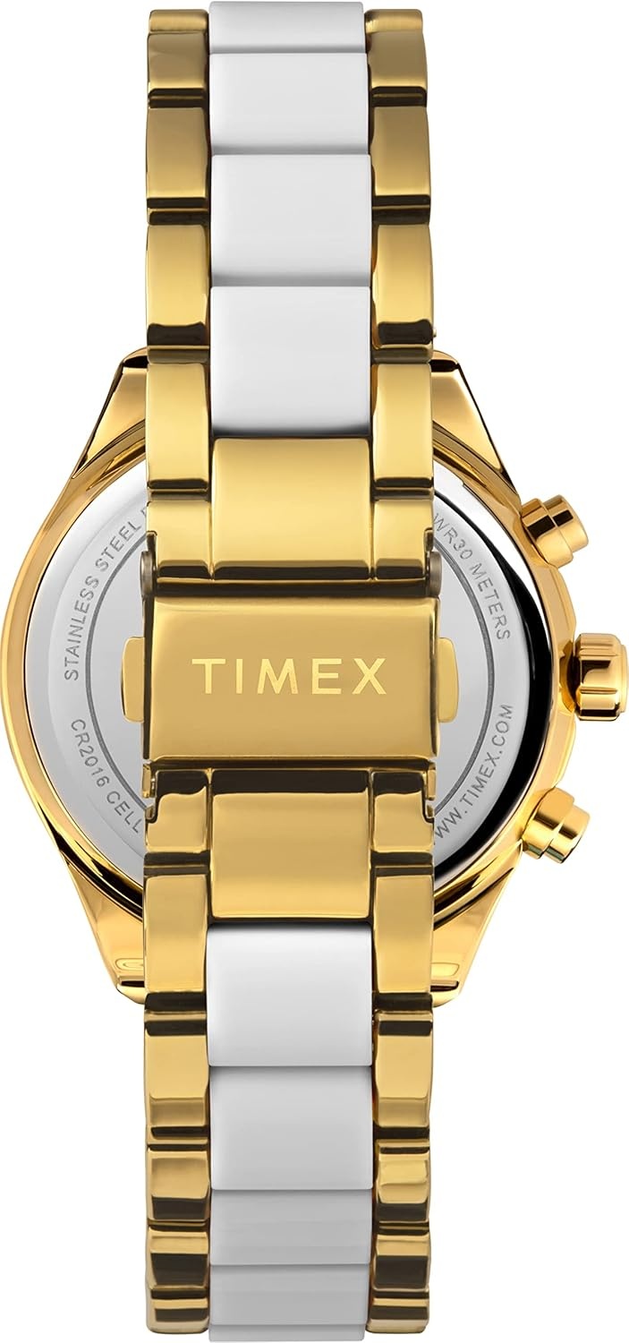 image:imageTimex Womens Dress 38mm WatchGoldToneGoldToneGoldTone