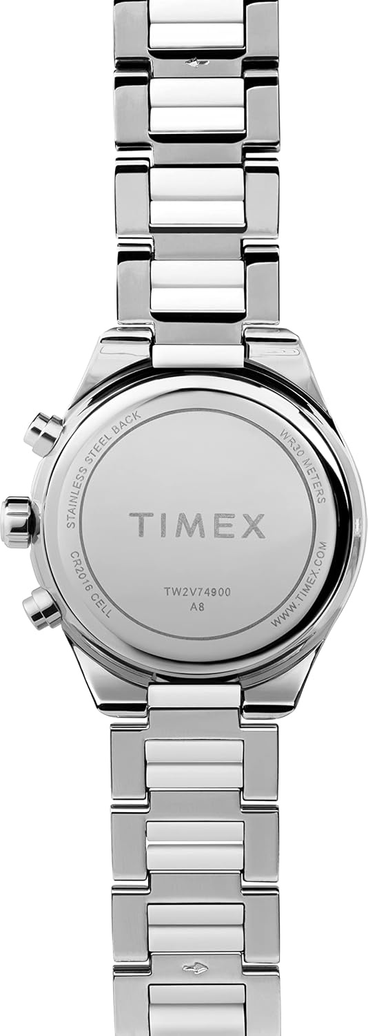 image:imageTimex Womens Dress 38mm WatchSilverToneSilverToneSilverTone
