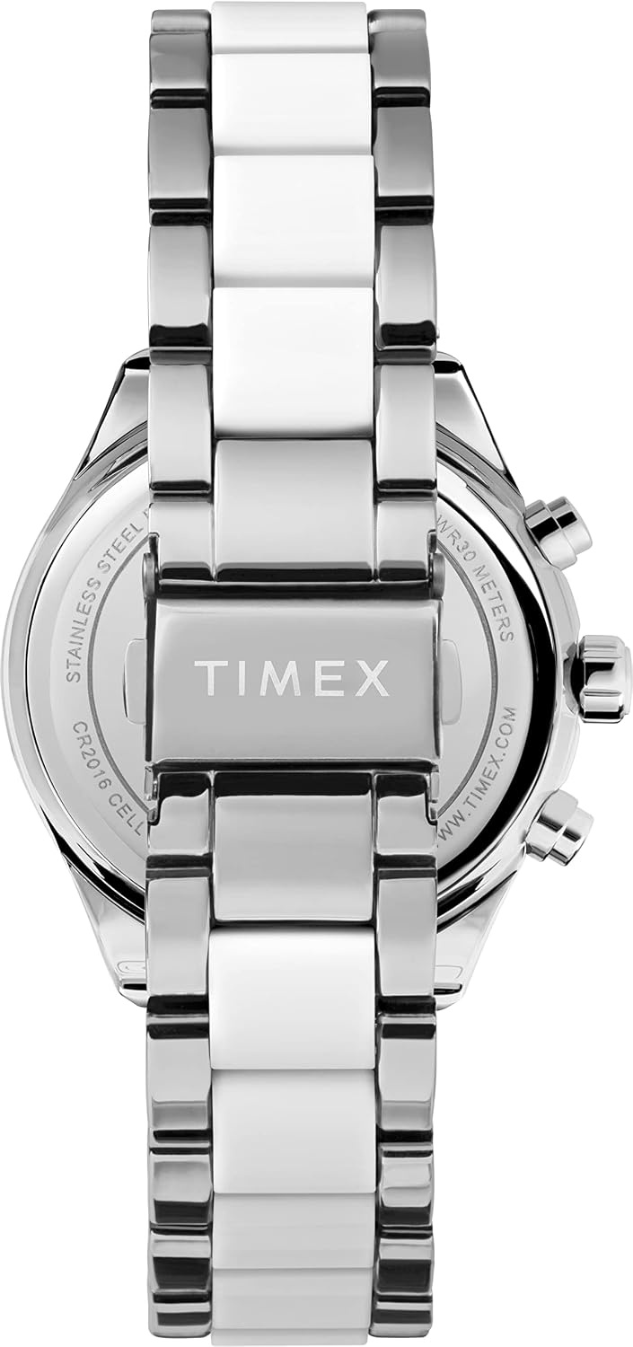 image:imageTimex Womens Dress 38mm WatchSilverToneSilverToneSilverTone