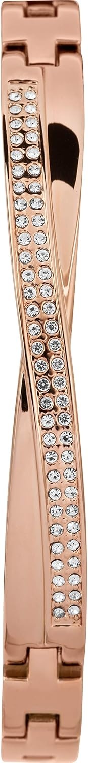 image:imageTimex Womens Dress Crystal 19mm Watch amp Bracelet Gift SetRose GoldTone