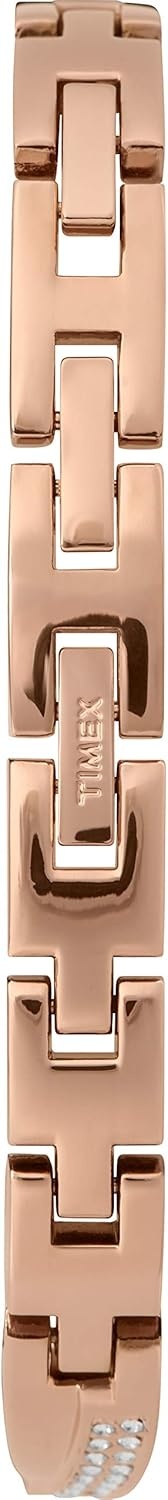 image:imageTimex Womens Dress Crystal 19mm Watch amp Bracelet Gift SetRose GoldTone