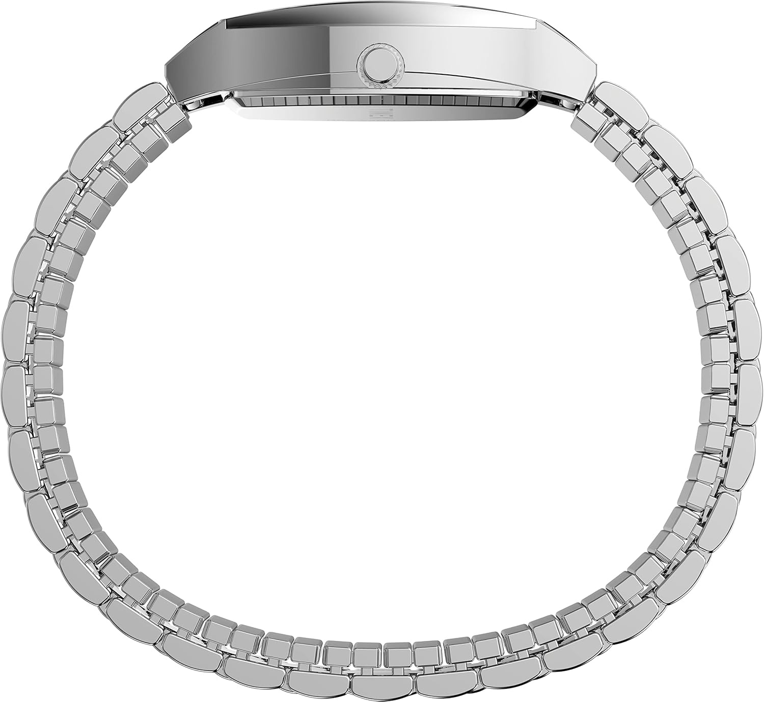 image:imageTimex Womens Dress Tonneau 21mm WatchSilverToneBlack