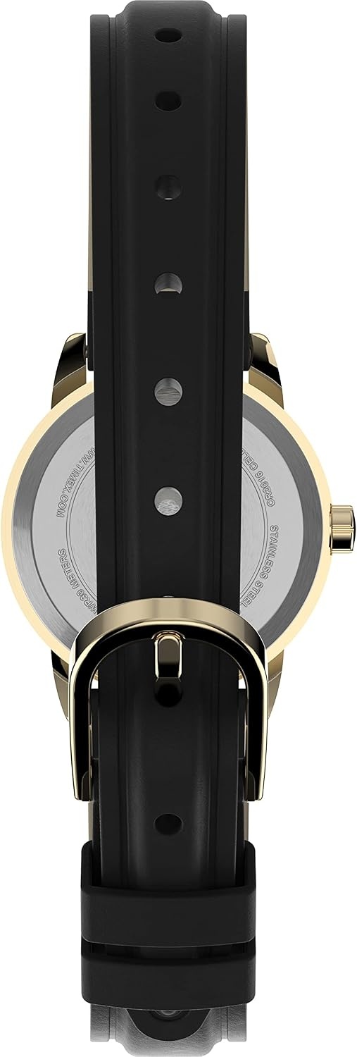 image:imageTimex Womens Easy Reader WatchBlackGoldToneWhite25mm
