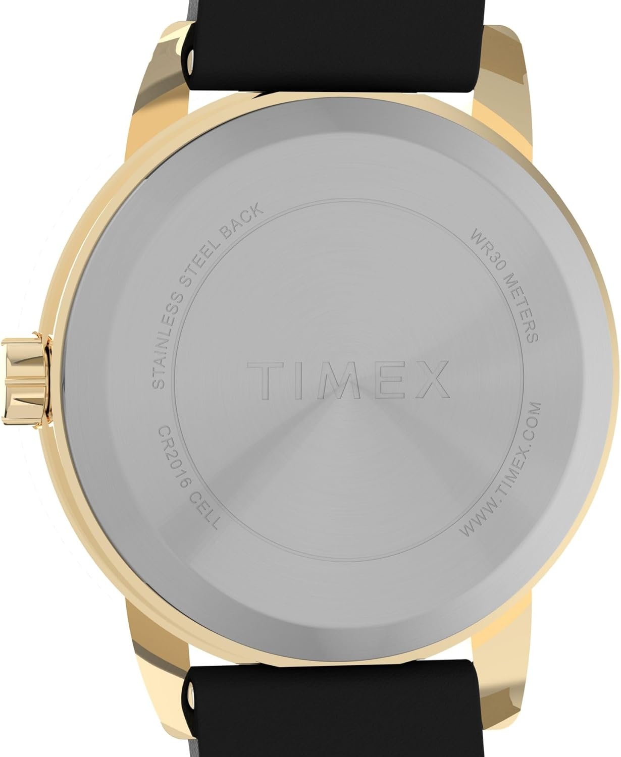 image:imageTimex Womens Easy Reader WatchBlackGoldToneWhiteA25mm