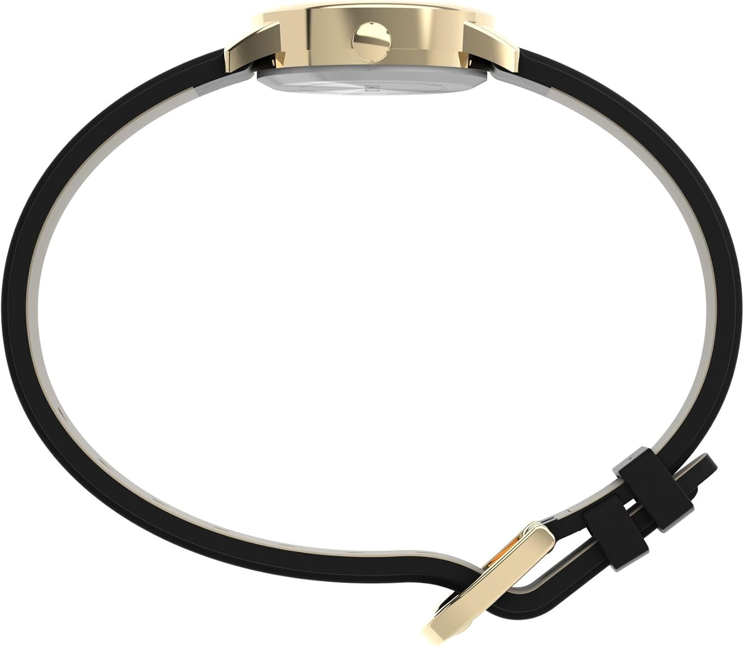 image:imageTimex Womens Easy Reader WatchBlackGoldToneWhiteA25mm