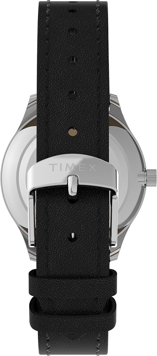 image:imageTimex Womens Easy Reader WatchBlackSilverToneMother of Pearl32mm