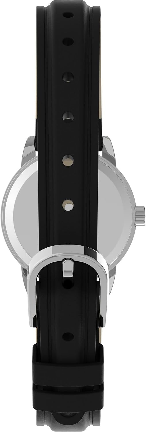 image:imageTimex Womens Easy Reader WatchBlackSilverToneWhite25mm
