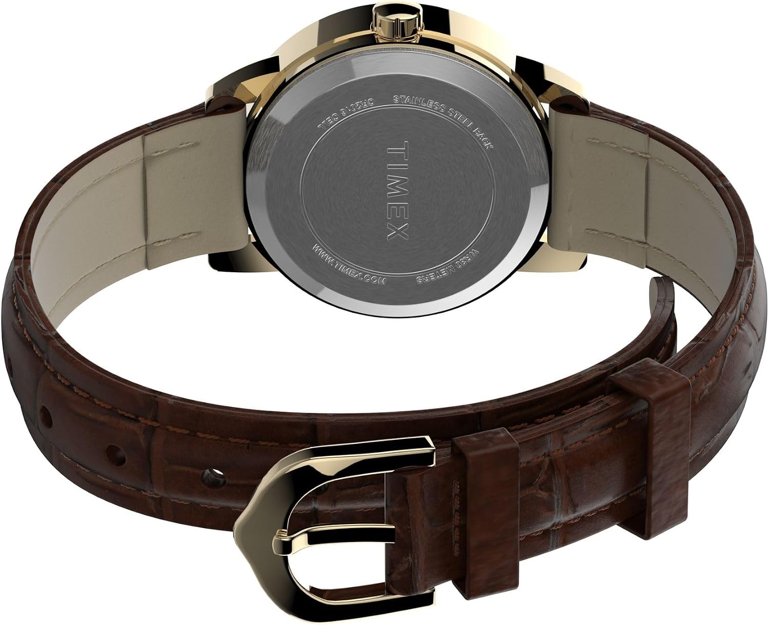 image:imageTimex Womens Easy Reader WatchBrownGoldToneNatural25mm
