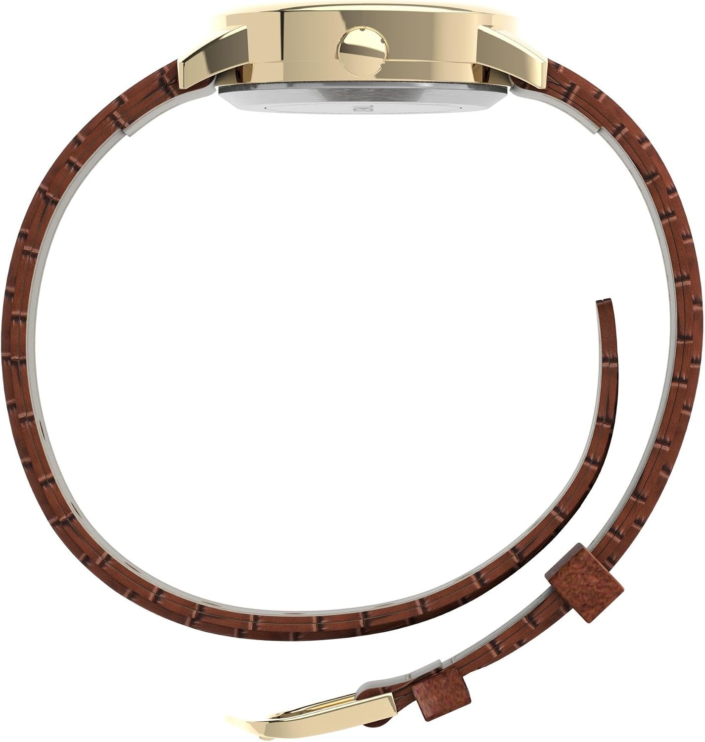 image:imageTimex Womens Easy Reader WatchBrownGoldToneWhiteC25mm