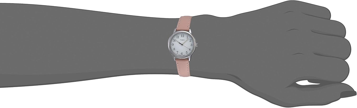 image:imageTimex Womens Easy Reader WatchPinkSilverToneWhite30mm