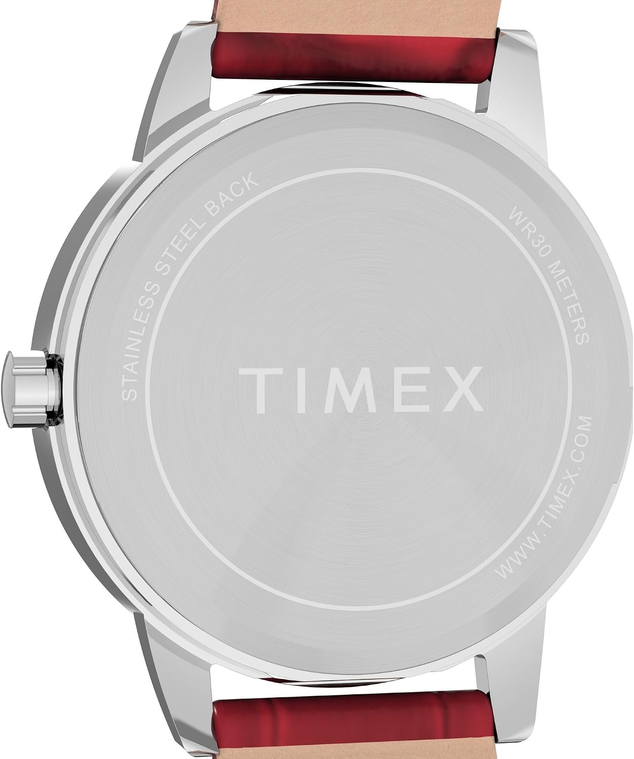 image:imageTimex Womens Easy Reader WatchRedSilverToneWhite30mm