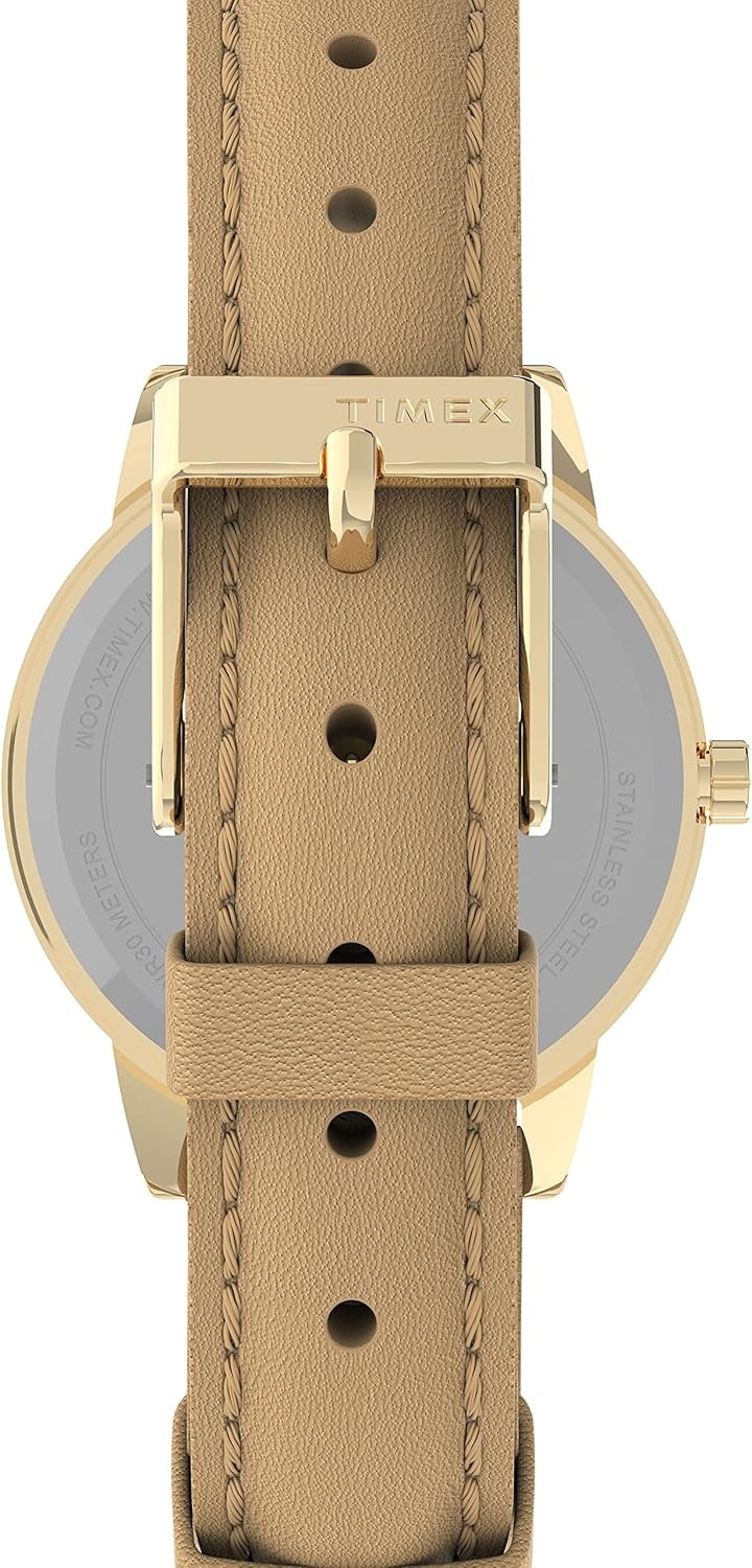 image:imageTimex Womens Easy Reader WatchTanGoldToneCream30mm