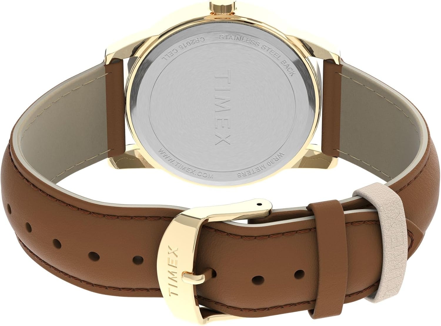 image:imageTimex Womens Easy Reader WatchTanGoldToneCream38mm