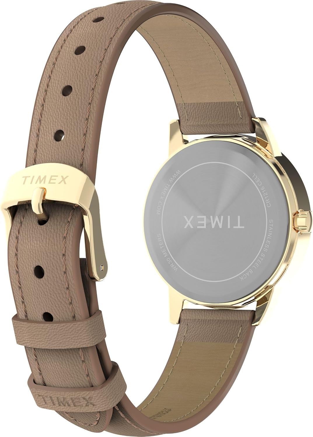 image:imageTimex Womens Easy Reader WatchTanGoldToneWhite30mm