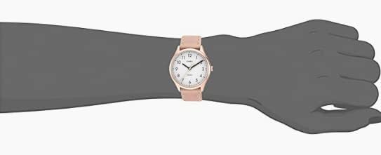 image:imageTimex Womens Easy Reader WatchTanRose GoldToneWhite32mm