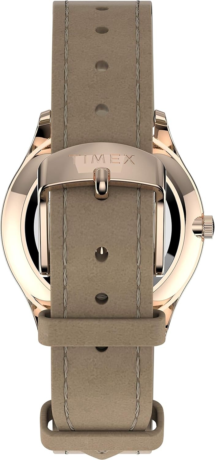 image:imageTimex Womens Easy Reader WatchTanRose GoldToneWhite32mm