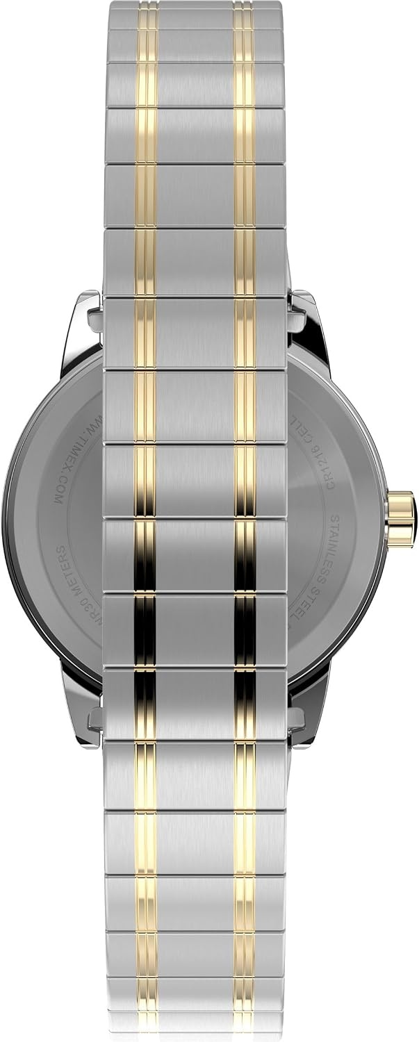 image:imageTimex Womens Easy Reader WatchTwoToneSilverToneWhite25mm