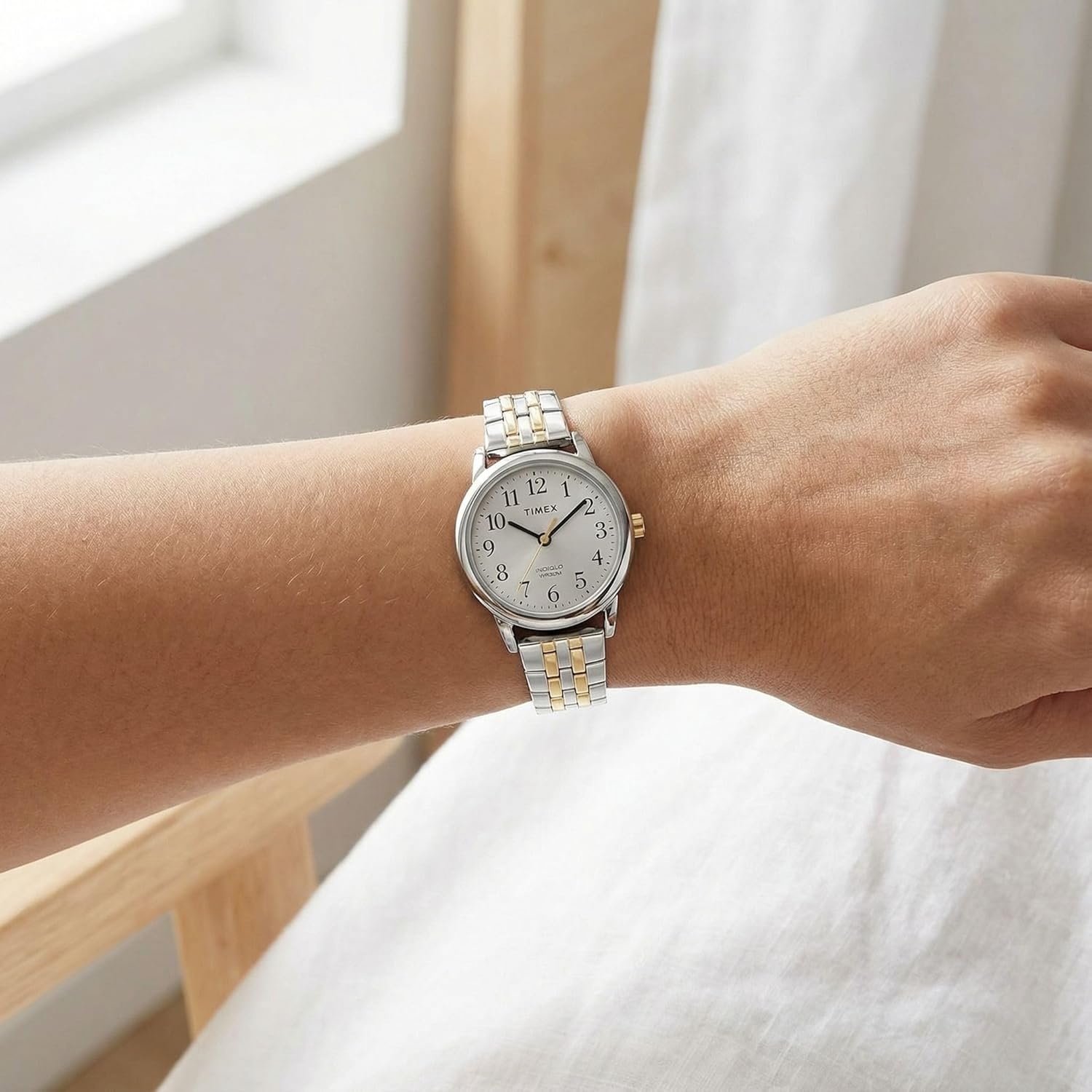 image:imageTimex Womens Easy Reader WatchTwoToneTwoToneWhite25mm