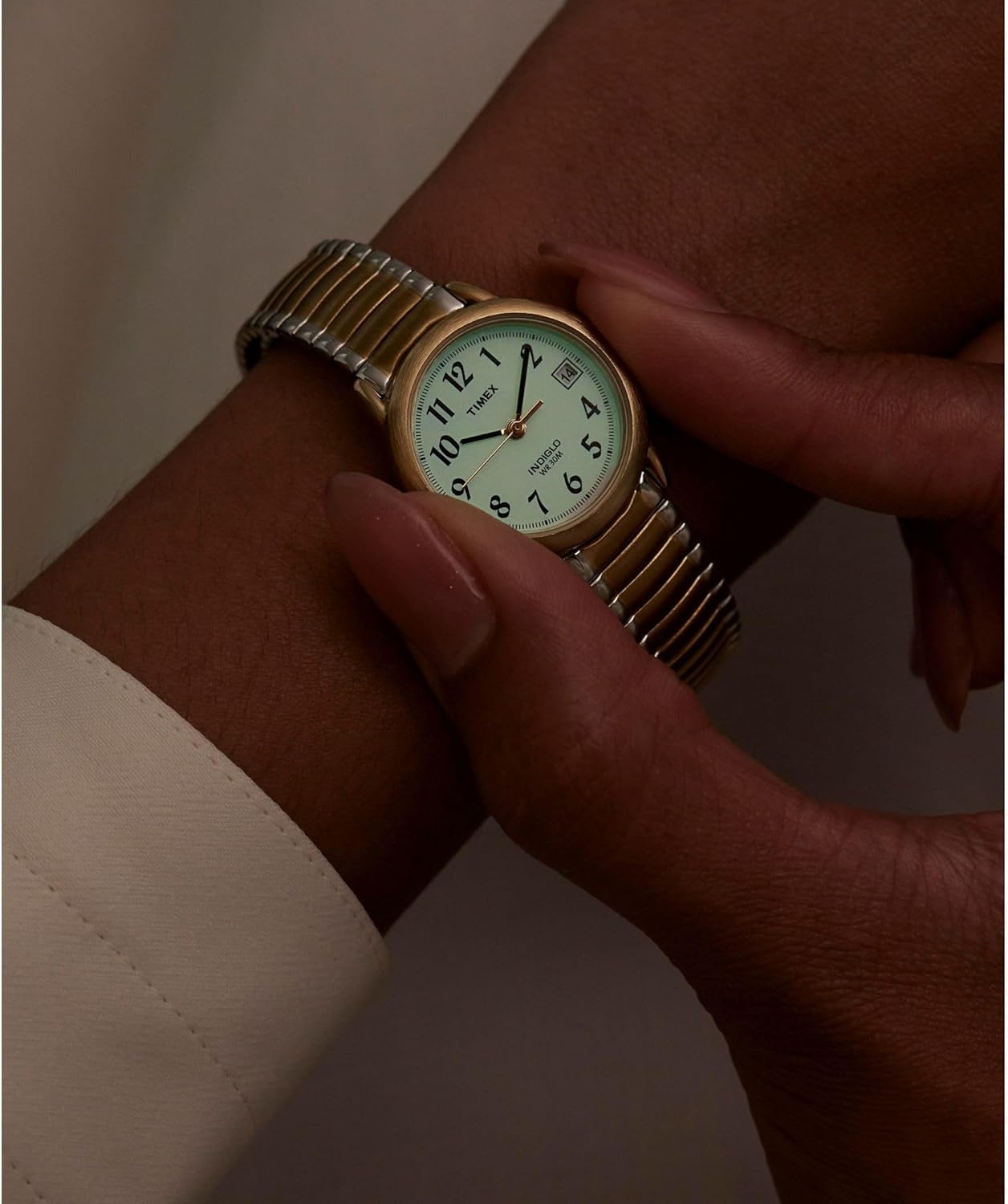 image:imageTimex Womens Easy Reader WatchTwoToneTwoToneWhiteB25mm
