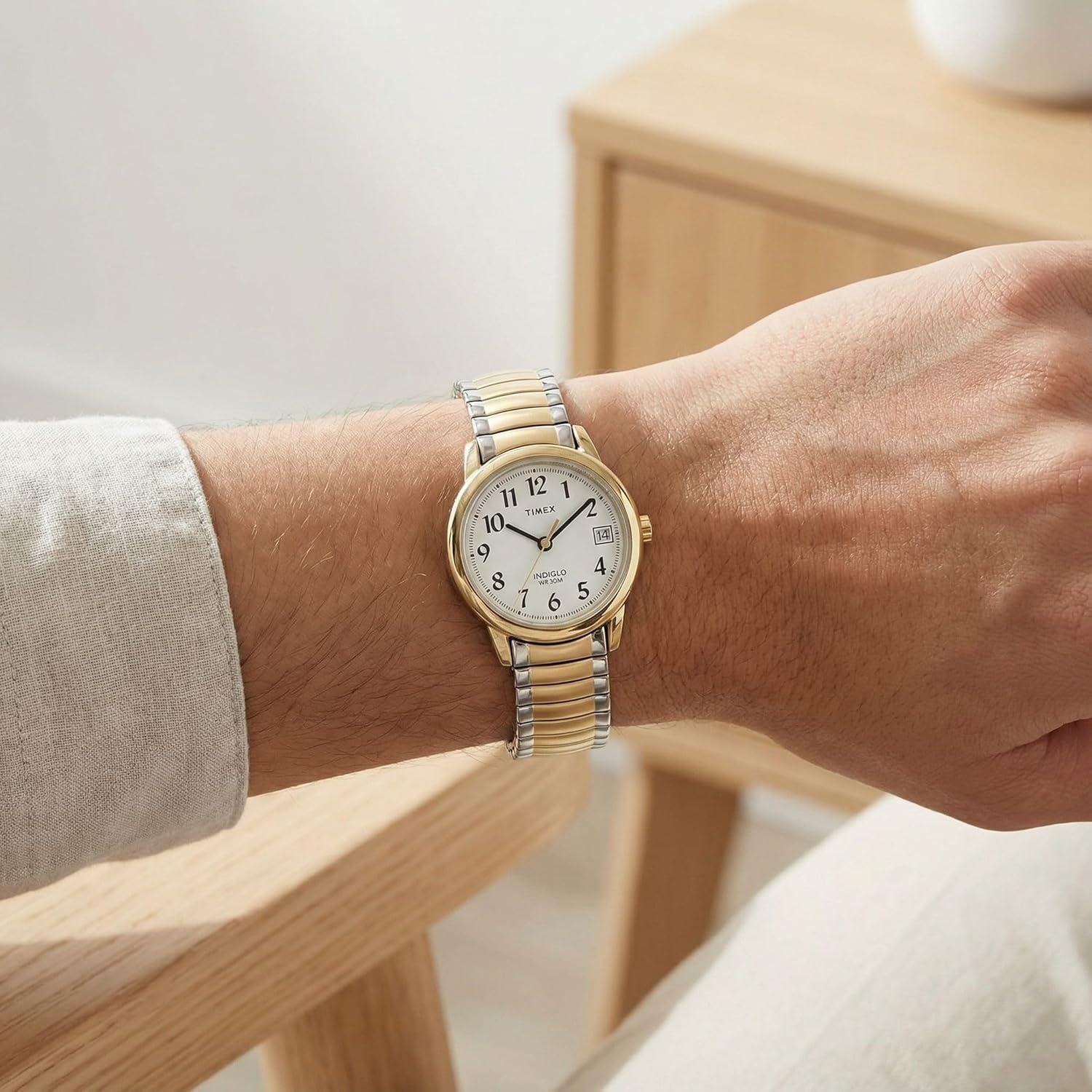 image:imageTimex Womens Easy Reader WatchTwoToneTwoToneWhiteB25mm