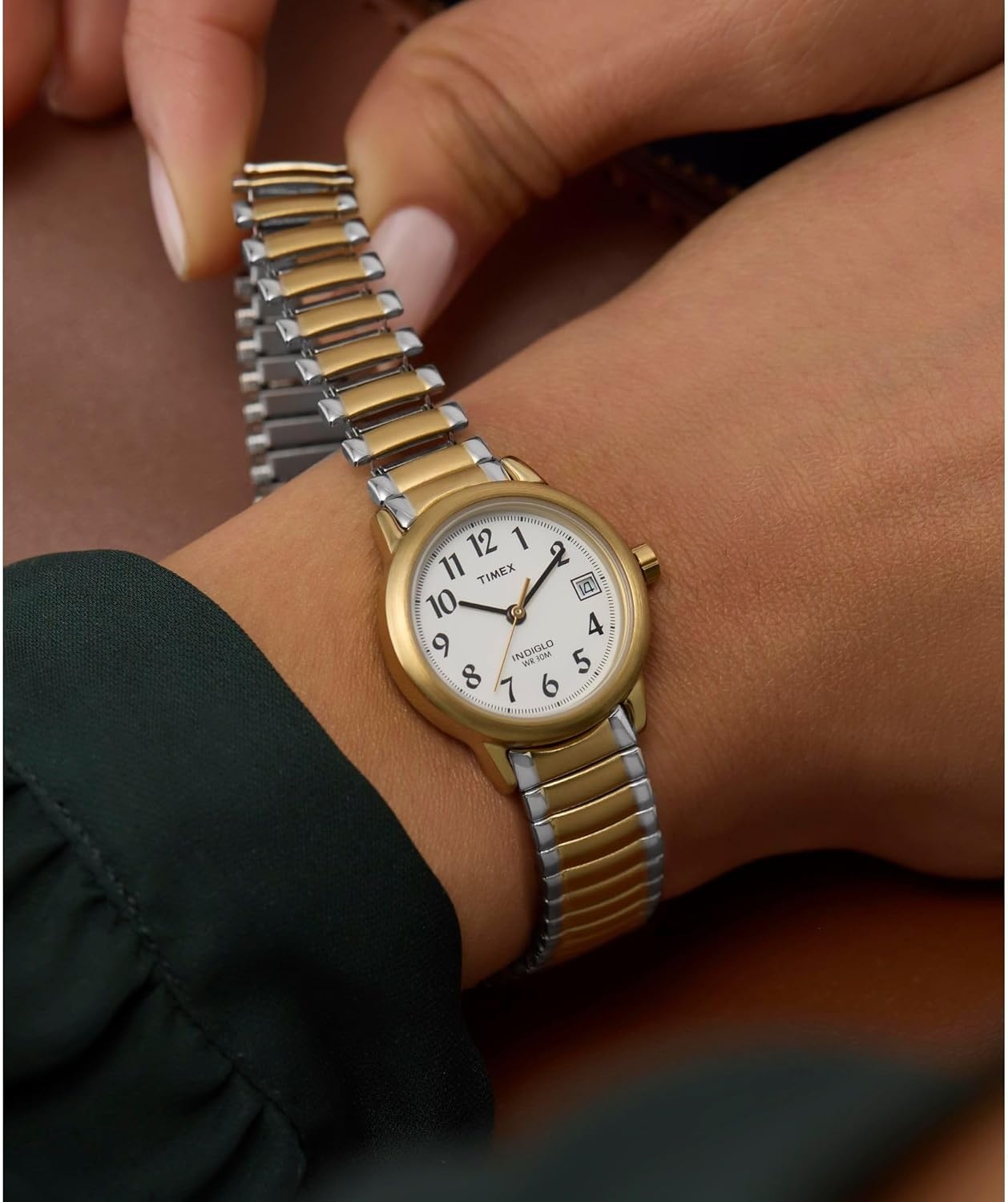 image:imageTimex Womens Easy Reader WatchTwoToneTwoToneWhiteC25mm