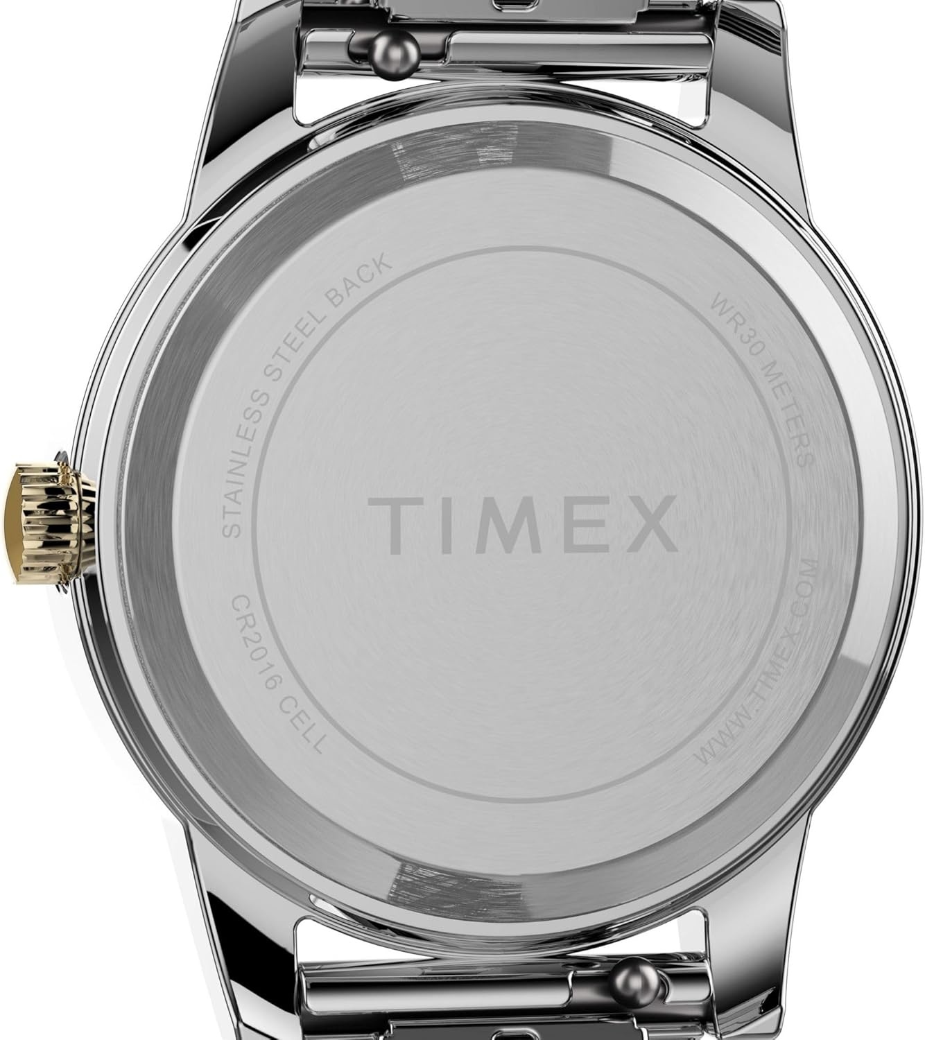 image:imageTimex Womens Essex Ave 25mm WatchBlackTwoToneWhite Set