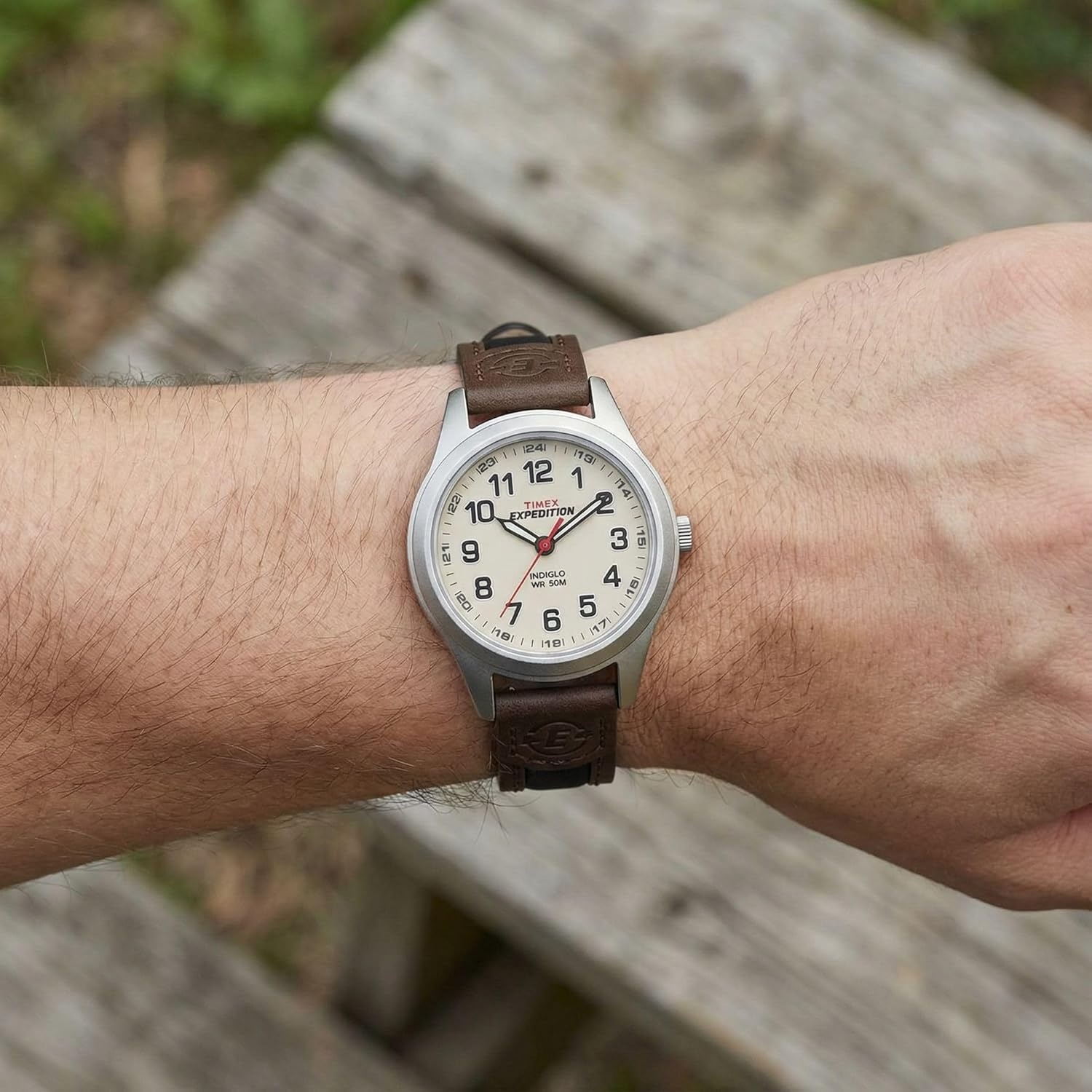 image:imageTimex Womens Expedition Metal Field Mini 26mm WatchBrownBlackNatural