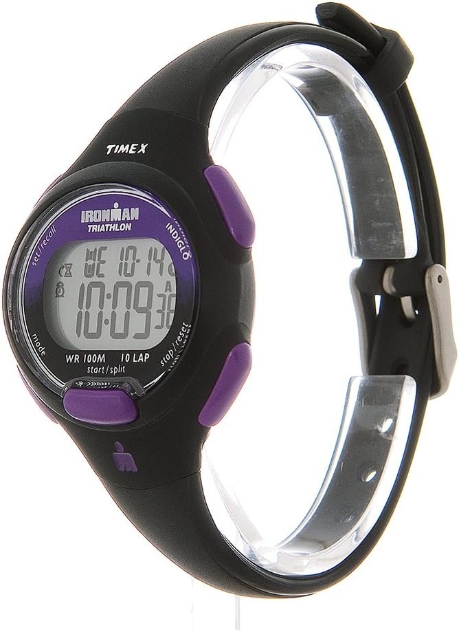 image:imageTimex Womens Ironman Triathlon Essential 34mm WatchBlackPurple