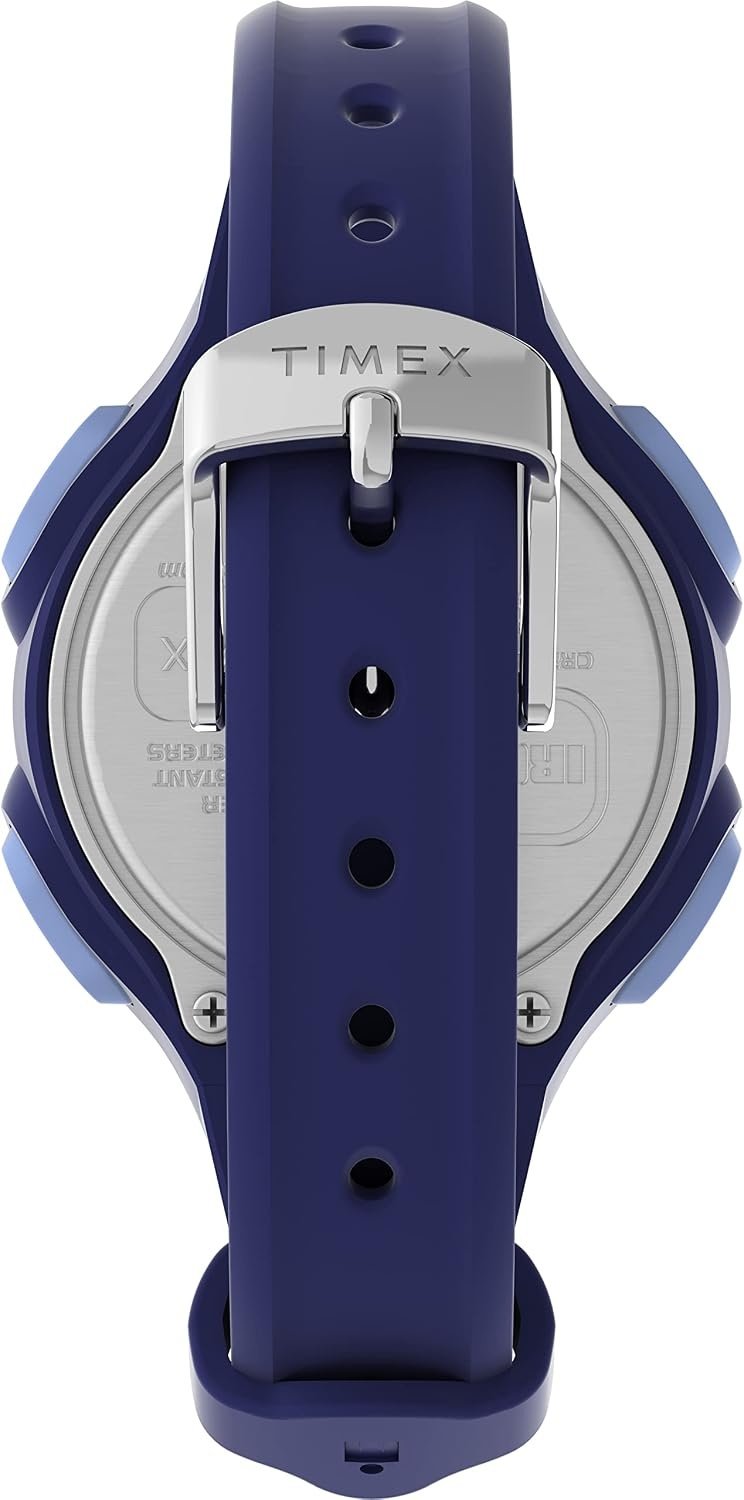 image:imageTimex Womens Ironman Triathlon Essential 34mm WatchBlueDigitalBlue