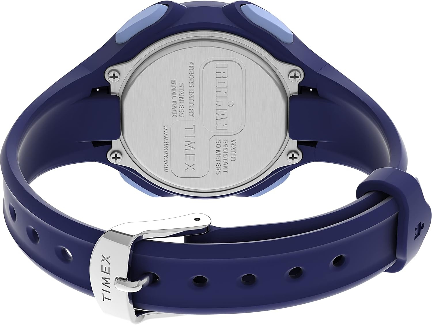 image:imageTimex Womens Ironman Triathlon Essential 34mm WatchBlueDigitalBlue