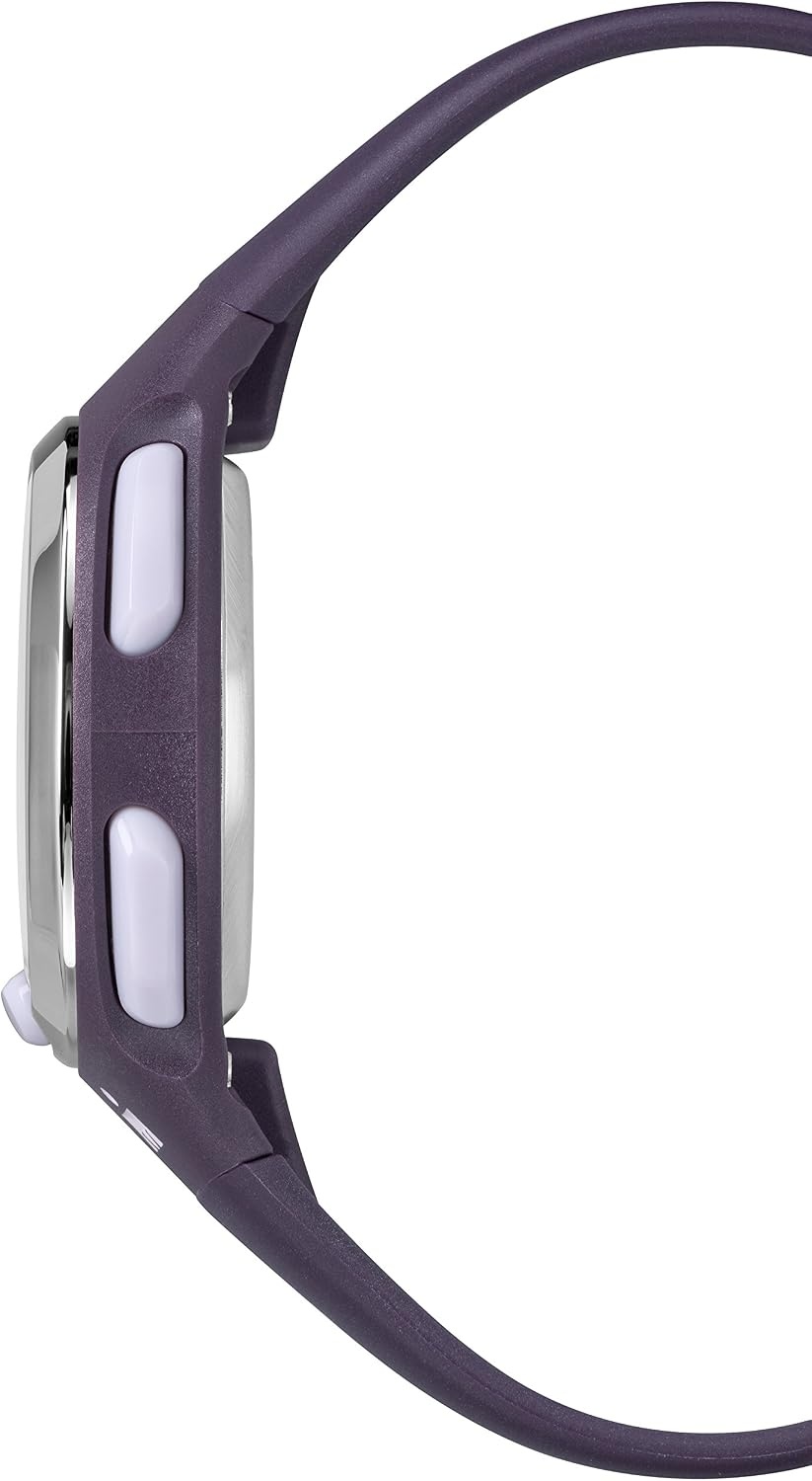 image:imageTimex Womens Ironman Triathlon Transit 33mm Resin Strap WatchPurpleSilverTone