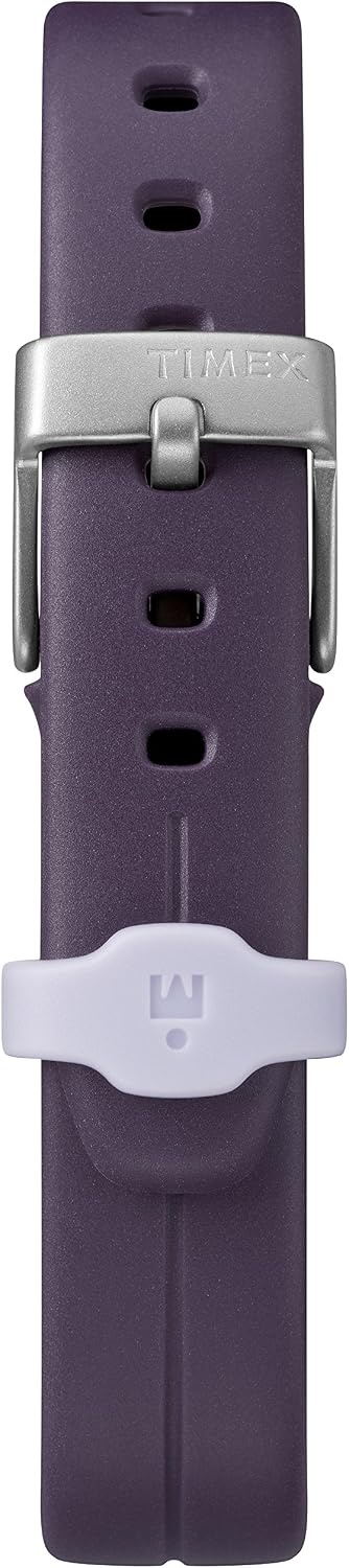 image:imageTimex Womens Ironman Triathlon Transit 33mm Resin Strap WatchPurpleSilverTone