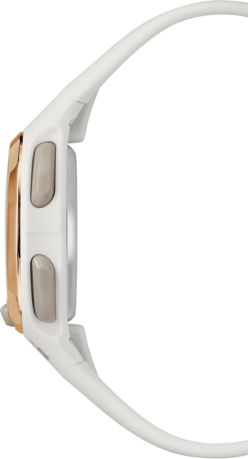 image:imageTimex Womens Ironman Triathlon Transit 33mm Resin Strap WatchWhiteRose GoldTone