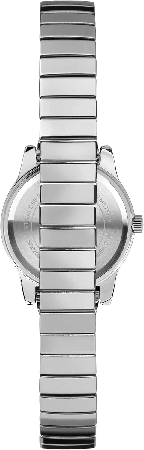 image:imageTimex Womens Main Street 25mm Semi Bangle WatchSilverTone