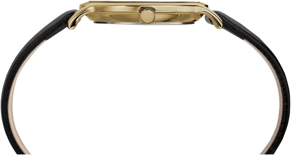 image:imageTimex Womens Metropolitan 34mm Dress WatchBlackGoldTone