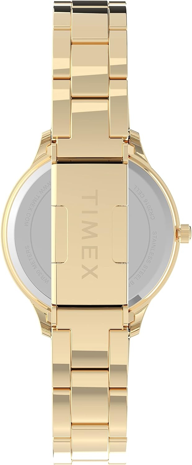 image:imageTimex Womens Premium Dress 32mm WatchGoldToneGoldToneGoldTone