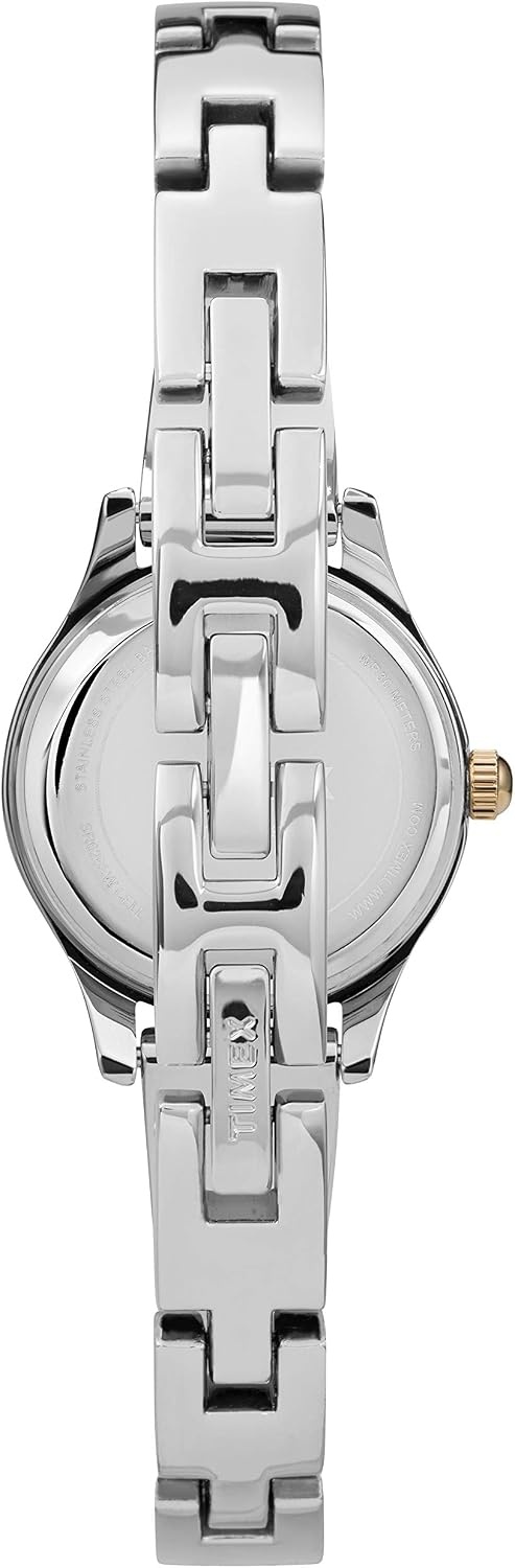 image:imageTimex Womens Swarovski Crystal 23mm Watch amp Bracelet Gift SetSilverToneGoldTone