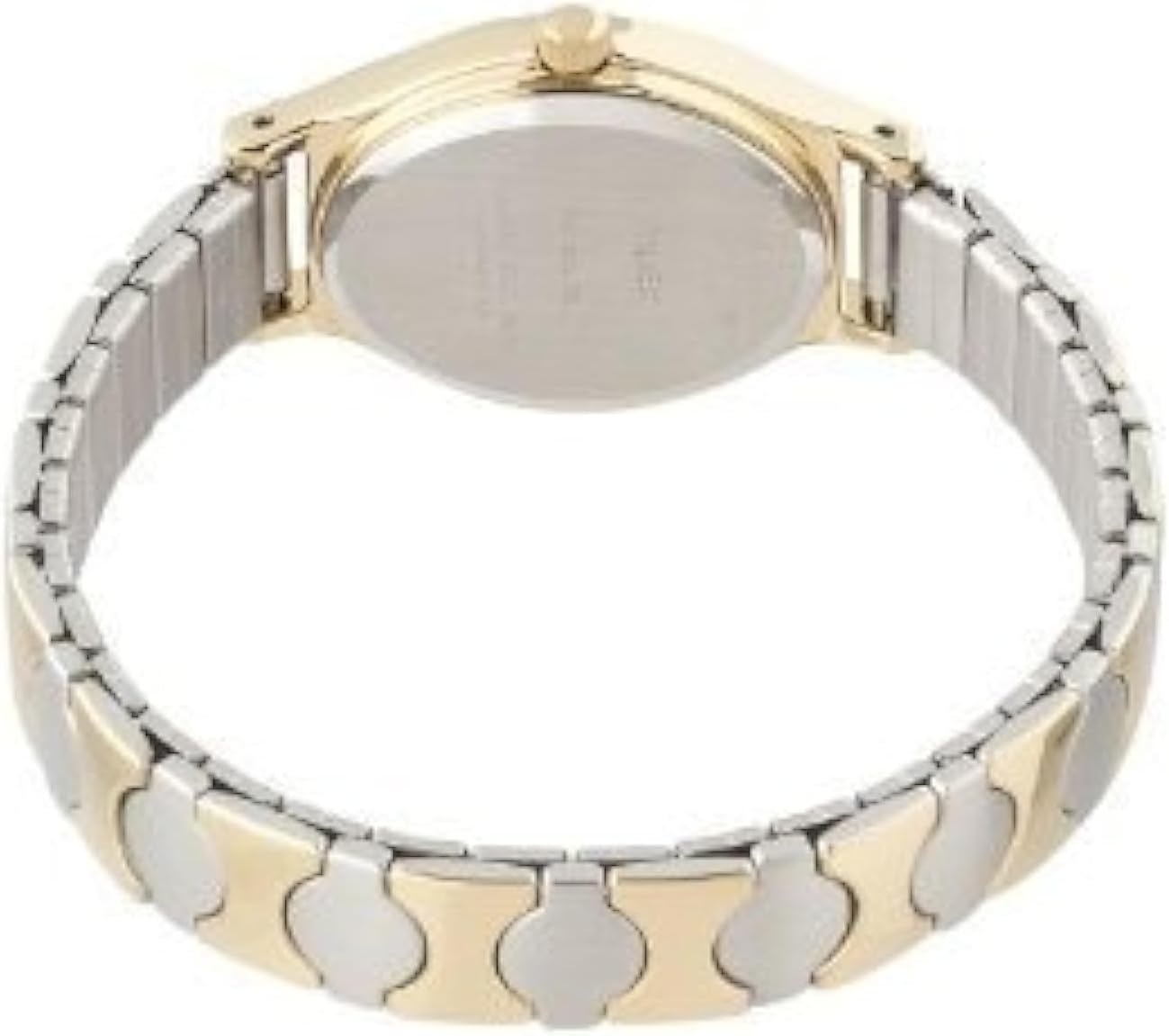 image:imageTimex Womens T26301 Kendall Circle TwoTone Stainless Steel Expansion Band Watch