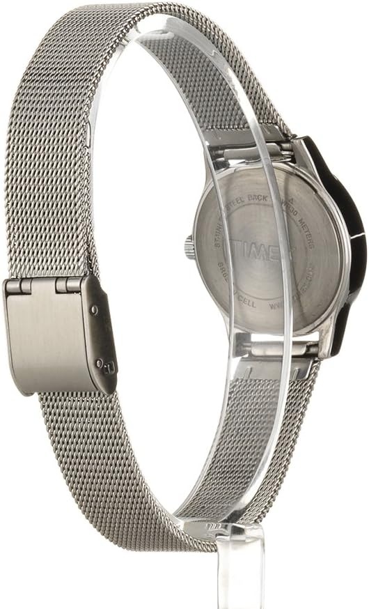 image:imageTimex Womens T2P457 Casey Dress SilverTone Stainless Steel Mesh Bracelet Watch