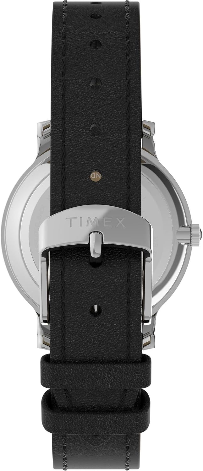 image:imageTimex Womens Transcend 34mm WatchBlackSilverToneSilverTone