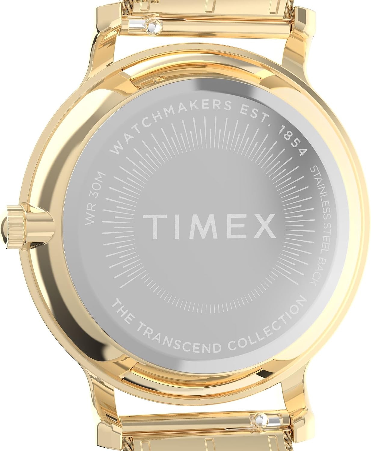 image:imageTimex Womens Transcend 34mm WatchGoldToneGoldToneSilverTone