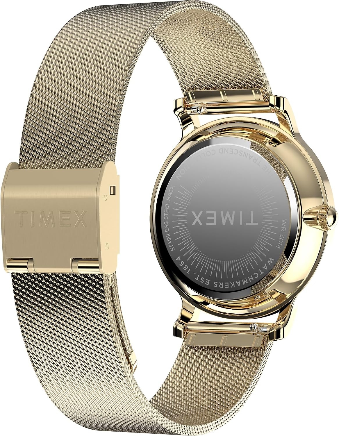 image:imageTimex Womens Transcend 34mm WatchGoldToneGoldToneSilverTone