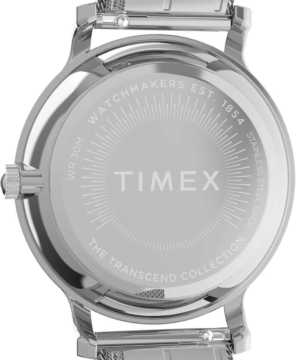 image:imageTimex Womens Transcend 34mm WatchSilverToneSilverToneBlue