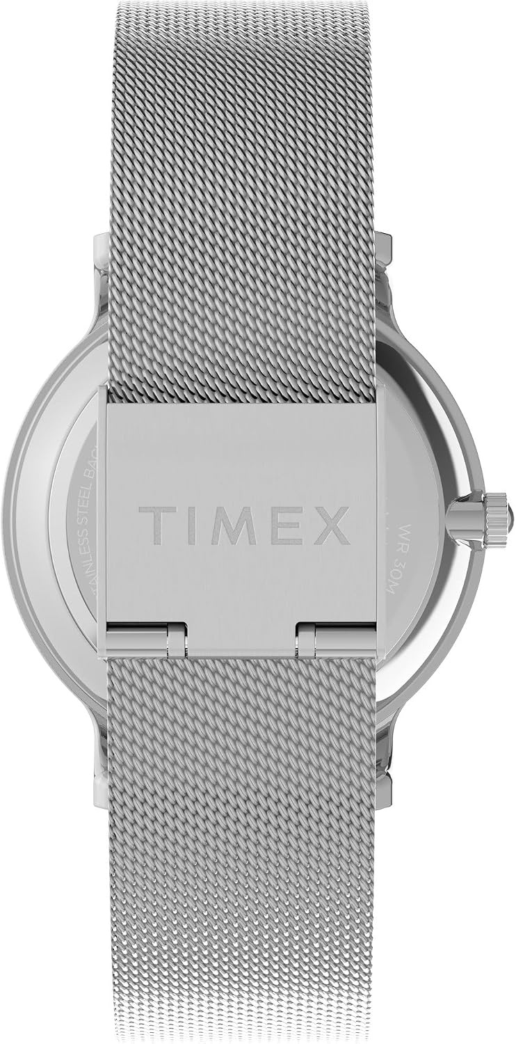image:imageTimex Womens Transcend 34mm WatchSilverToneSilverToneSilverTone