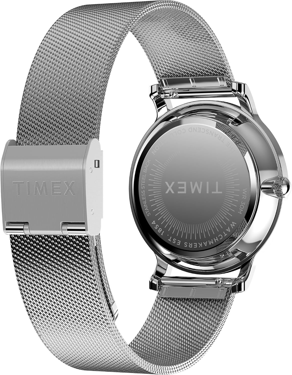image:imageTimex Womens Transcend 34mm WatchSilverToneSilverToneSilverTone