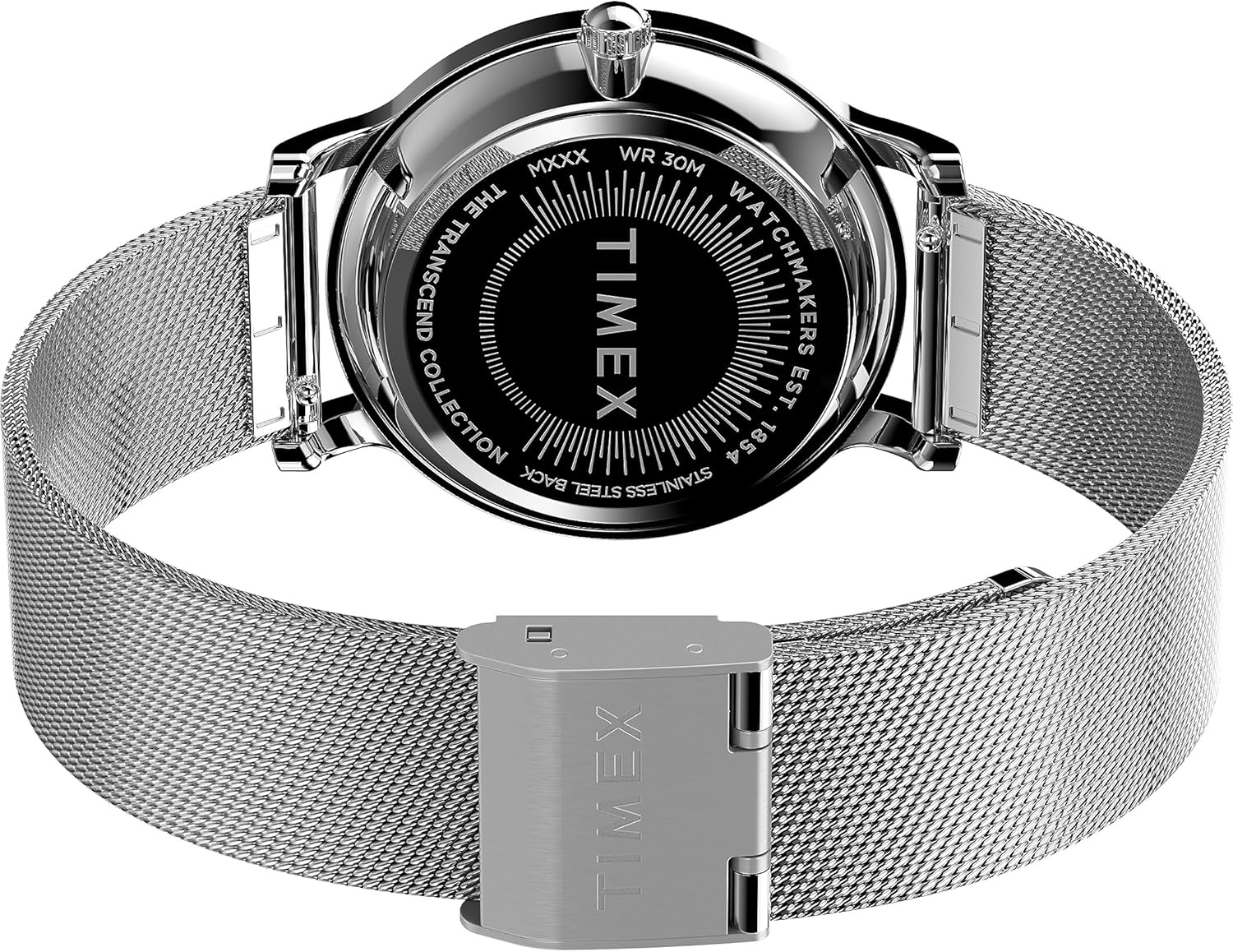 image:imageTimex Womens Transcend 34mm WatchSilverToneSilverToneSilverToneRainbow