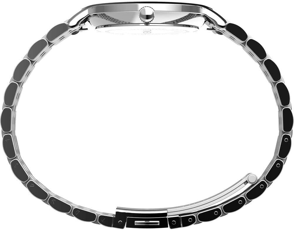 image:imageTimex Womens Transcend 34mm WatchStainless SteelPinkSilverTone