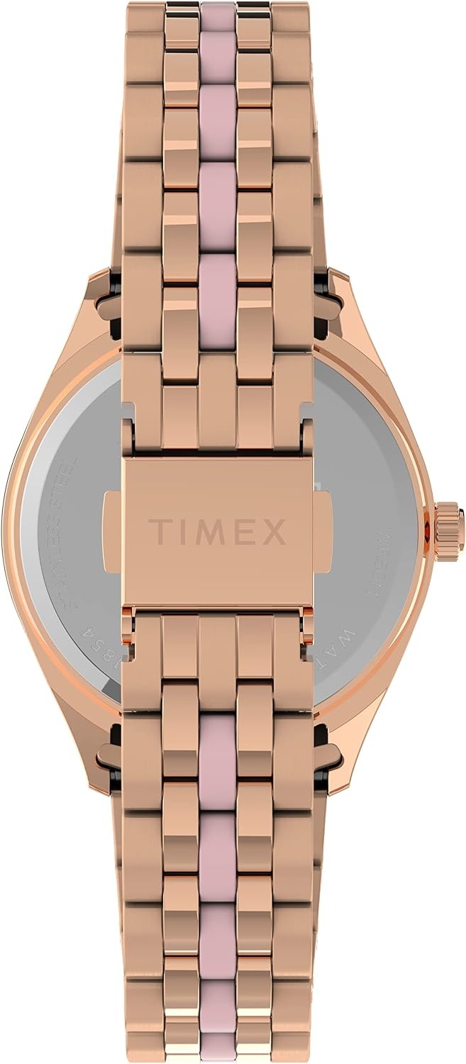 image:imageTimex Womens Waterbury Legacy Boyfriend 36mm WatchPinkGold